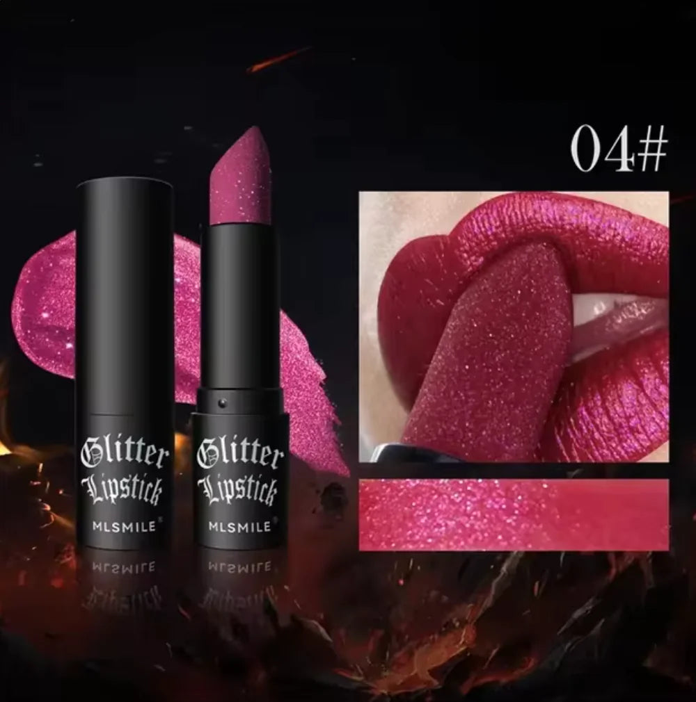 Glitter Luxe : Collection de rouges à lèvres imperméables à l’eau et à l’humidité 7 couleurs