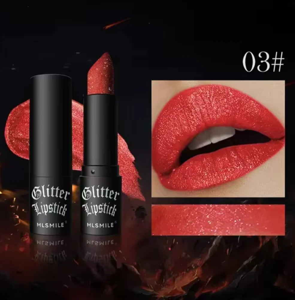 Glitter Luxe : Collection de rouges à lèvres imperméables à l’eau et à l’humidité 7 couleurs